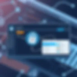 Showcasing SureLock's user interface with security features highlighted