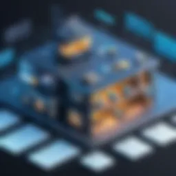 Conceptual diagram illustrating the architecture of visual web scraping tools