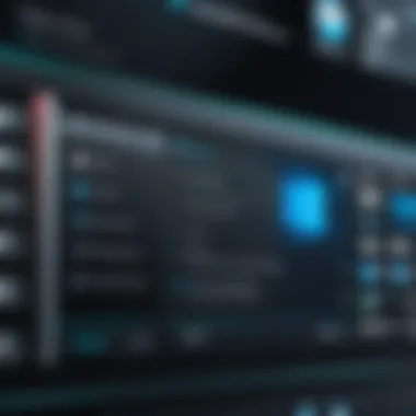 Close-up of settings panel in backup software with customization options