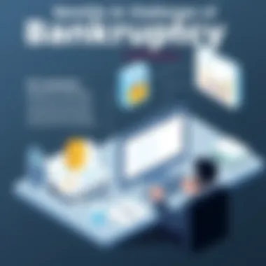 Benefits and Challenges of Bankruptcy Software Infographic highlighting benefits and challenges of bankruptcy software