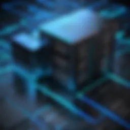 Visual representation of data storage architecture