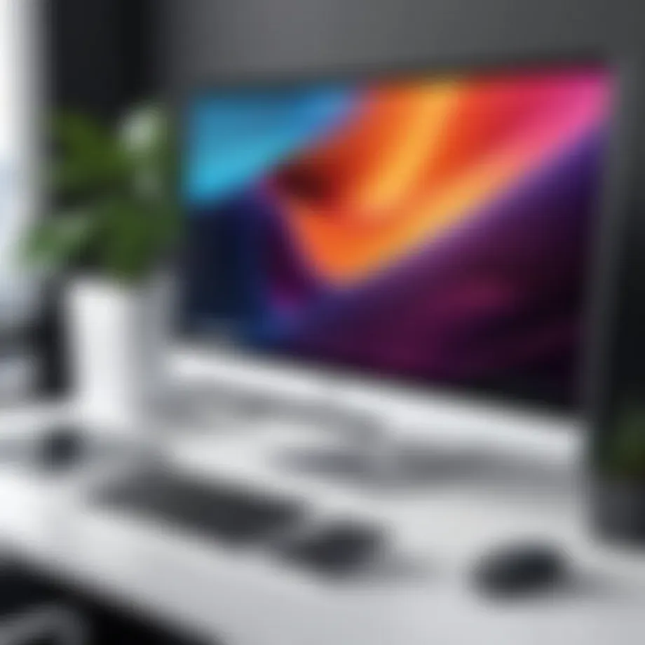 A sleek desktop computer setup designed for small business efficiency