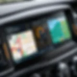 Dashboard view of a fleet GPS tracking system