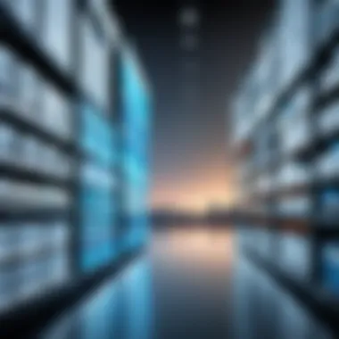 Technology Enhancing Efficiency Visual representation of technology enhancing inventory efficiency