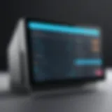 User interface of a modern POS inventory management software