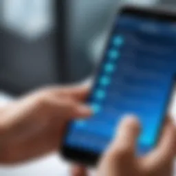 Professional communication through mobile devices