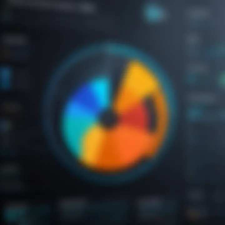 Visual representation of productivity analytics