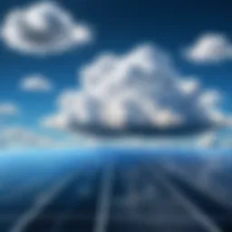 Visual representation of cloud backup provider comparison