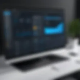 Visual representation of OrderOut software interface showcasing features