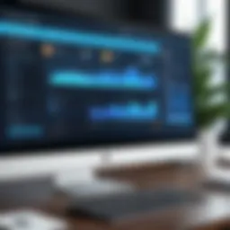 Visual representation of sales portal software interface showcasing user-friendly navigation