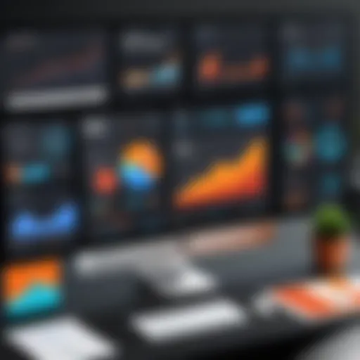 Overview of SEMrush's analytics dashboard showcasing key metrics