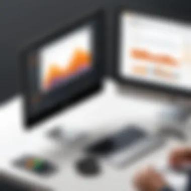 Visual representation of SEMrush's competitive analysis feature
