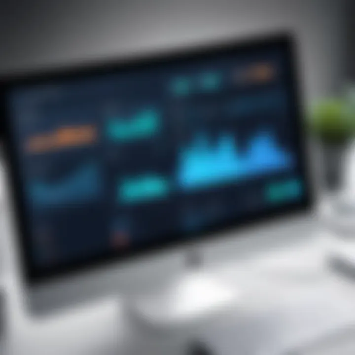 Data analytics dashboard showcasing venue booking insights