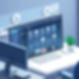 Salon software interface showcasing features