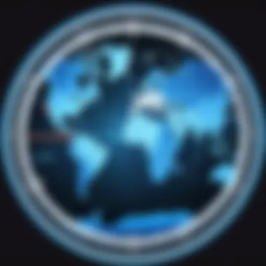 Global Time Zone Awareness Graphic representation of different time zones around the world.