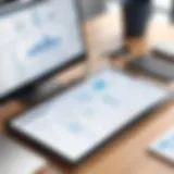 User interface of advanced construction cost estimating software