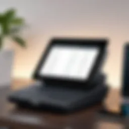 Visual representation of Shopify POS interface on PC