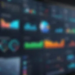 A dynamic dashboard showcasing social media analytics