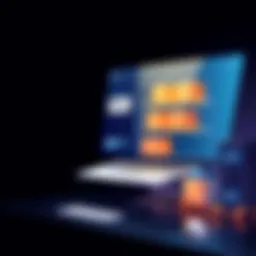 Visual representation of effective inventory management software interface