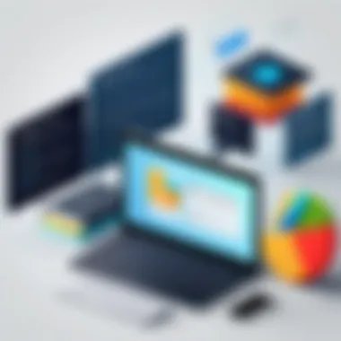 An infographic illustrating the advantages of E-Learning software.