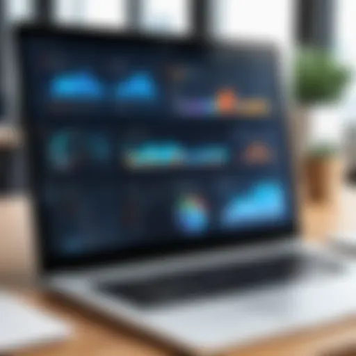 User interface of Apptivo CRM showcasing dashboard features