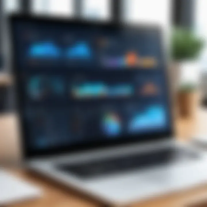 User interface of Apptivo CRM showcasing dashboard features