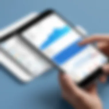 Apptivo CRM Mobile Experience Screenshot of Apptivo CRM mobile application in use
