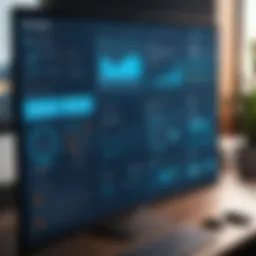 Overview of Trintech's software interface showcasing key features