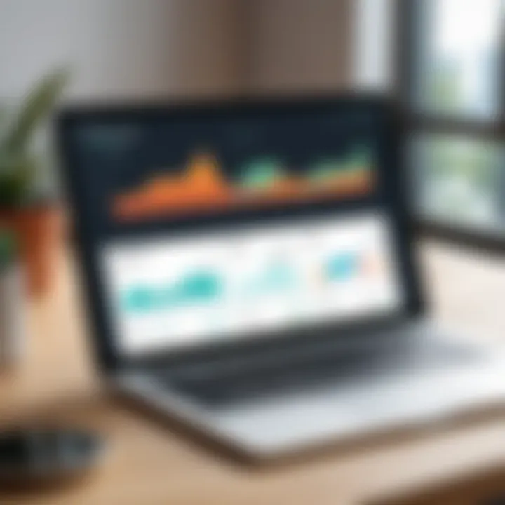 WaveApps dashboard showcasing financial overview