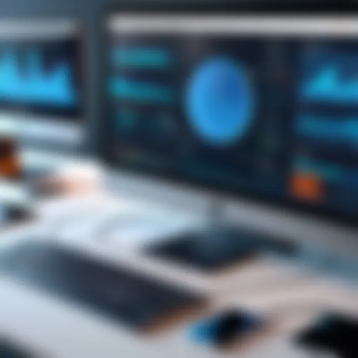 Visualization of data analytics derived from computer-based assessments.