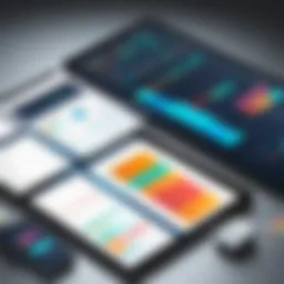 An overview of various data visualization tools showcasing their functionalities.