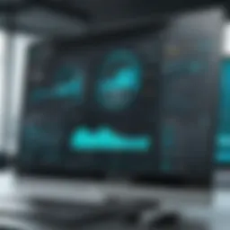 Visual representation of ESET SIEM dashboard showcasing threat detection metrics