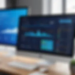 Overview of mortgage lead management software interface