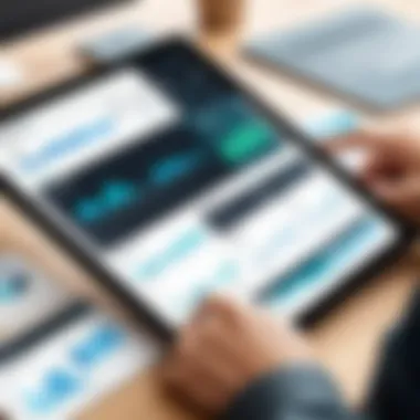Graphical representation of financial data analytics in Expensify