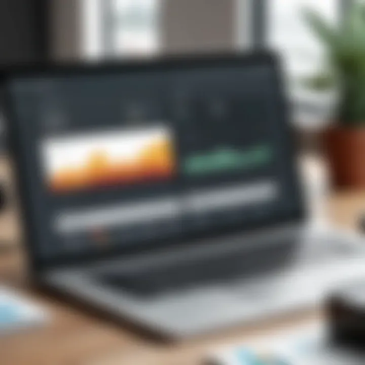 Dashboard highlighting reporting functionalities of Expensify