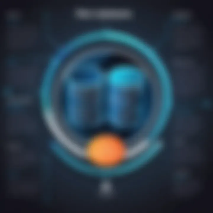 Infographic highlighting advantages of non-SQL databases