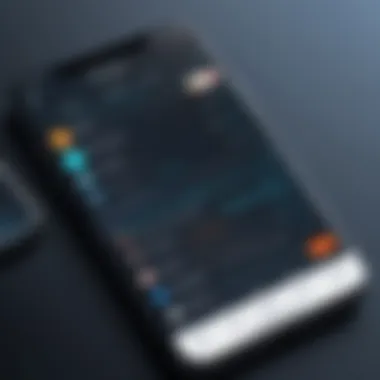 Screenshot of a popular team communication app interface