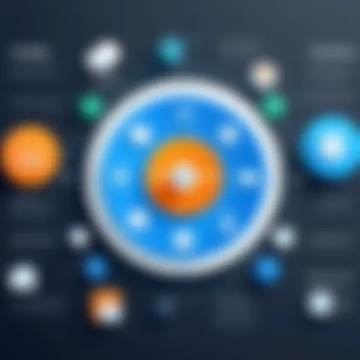 Visual representation of different CRM types