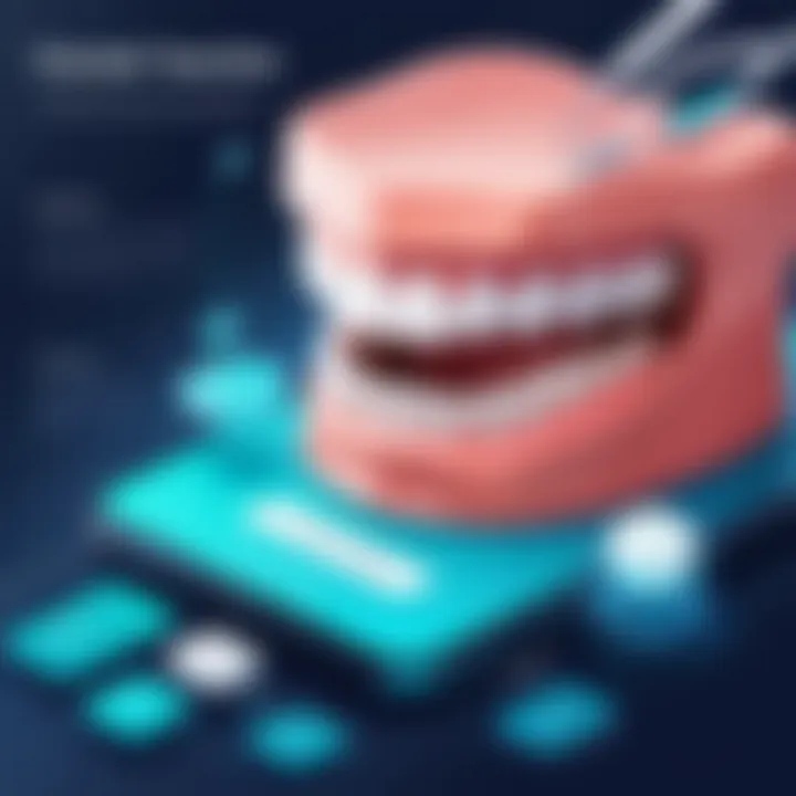 Infographic showcasing the benefits of dental software solutions