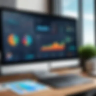 Dashboard view of customer relationship management tools