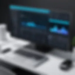 Visual representation of Evercast's cloud-based collaboration interface