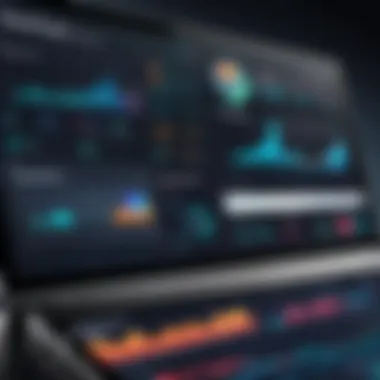 Dashboard showcasing business analytics