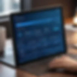 User interface of massage booking software