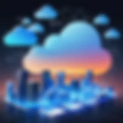 Visual representation of megacloud architecture