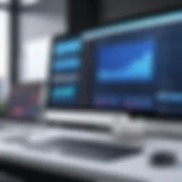 Innovative software interface showcasing workshop management tools