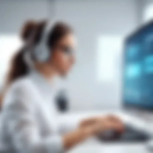 Digital platform showcasing online courses