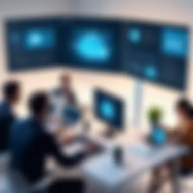 Enhancing Team Skills Through Virtual Learning Team engaging in an online training session