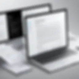 A sleek interface of PDF create software showcasing various features