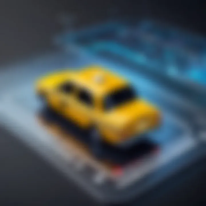 An infographic illustrating the advantages of using taxi service software