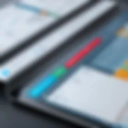 Visual representation of Aha tool interface showcasing product roadmaps